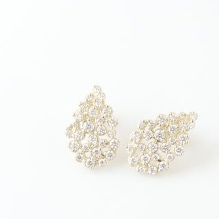 Pear Cluster Diamond Earrings - Anne Sportun Fine Jewellery