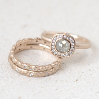 One of a Kind Meteor Rosecut Diamond Ring - Anne Sportun Fine Jewellery