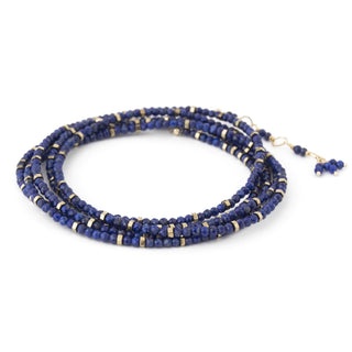 Lapis Wrap Bracelet - Necklace