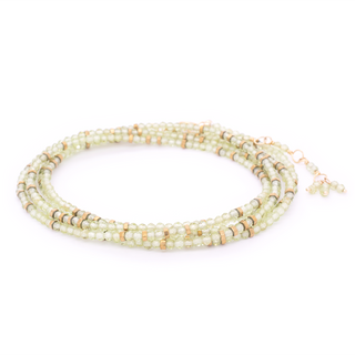 Peridot Wrap Bracelet - Necklace
