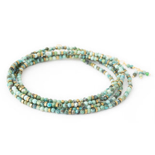 Turquoise Wrap Bracelet - Necklace