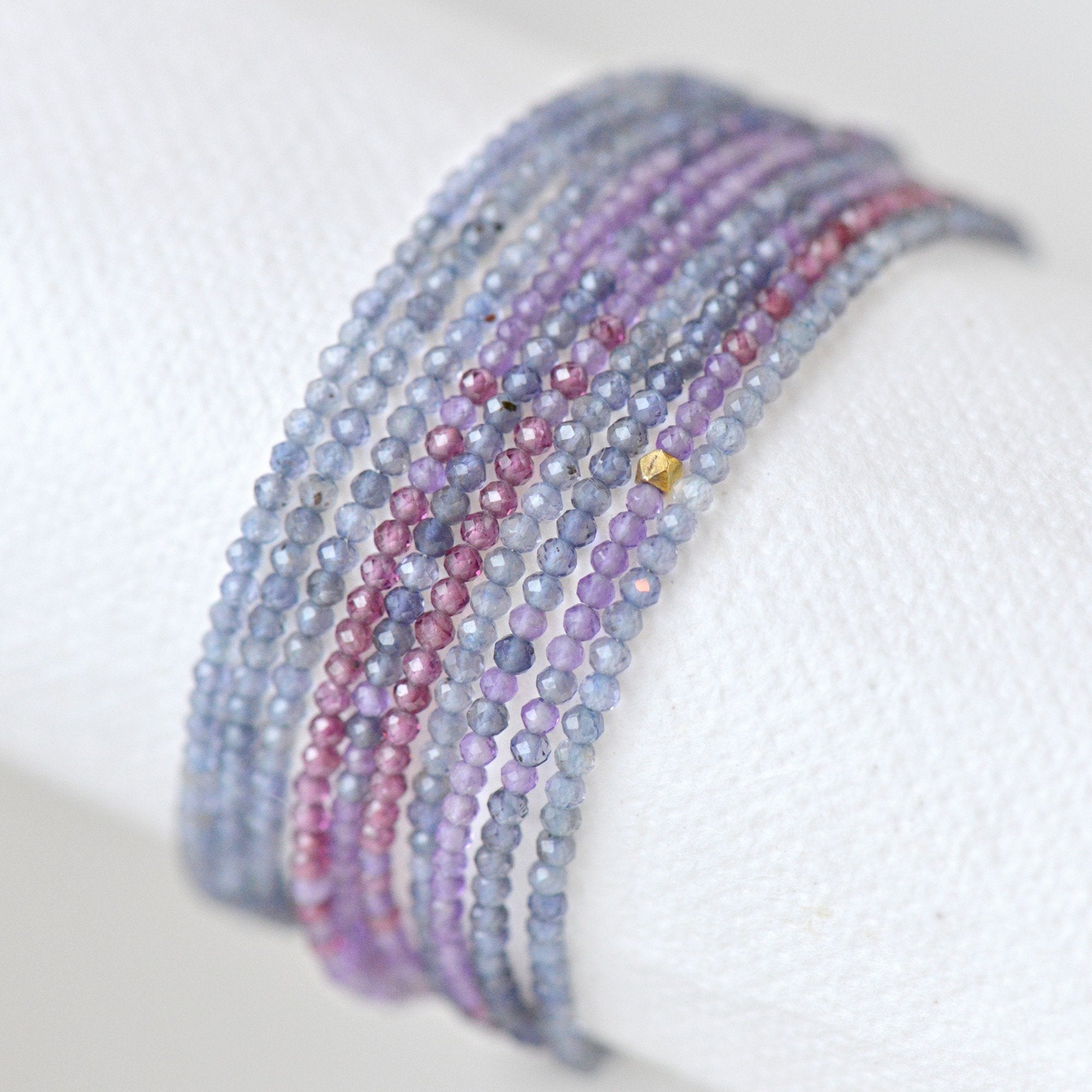 Ombre Purple Wrap Bracelet Anne Sportun Fine Jewellery