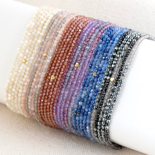 Sodalite Wrap Bracelet - Necklace