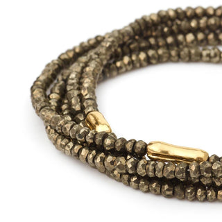 Five Gold Accent Gemstone Wrap ‚Äì 18K Yellow Gold - Anne Sportun Fine Jewellery