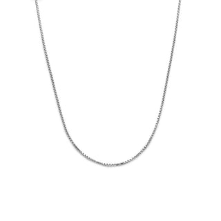 Box Chain Necklace | Silver