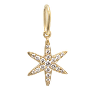 Diamond Pave Star Charm - Anne Sportun Fine Jewellery