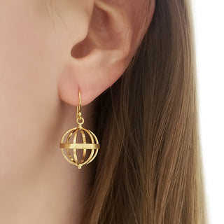 Large Cage Earring