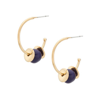 Kazuri Bead Hoop Earrings