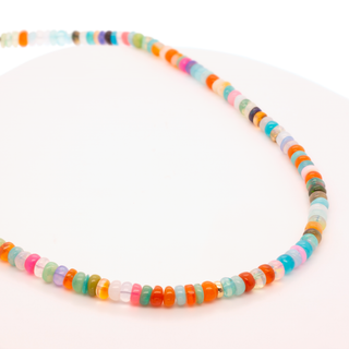 *Limited Edition* Multicolored Opal and Gold Necklace