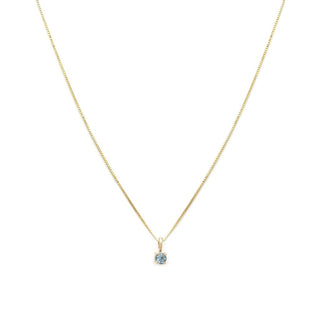 Element Necklace | Aquamarine | 14k