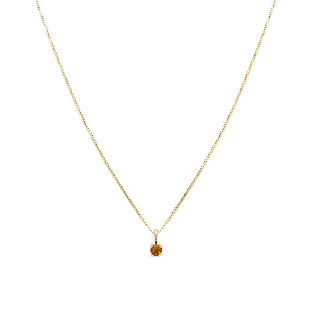 Necklace with citrine sale