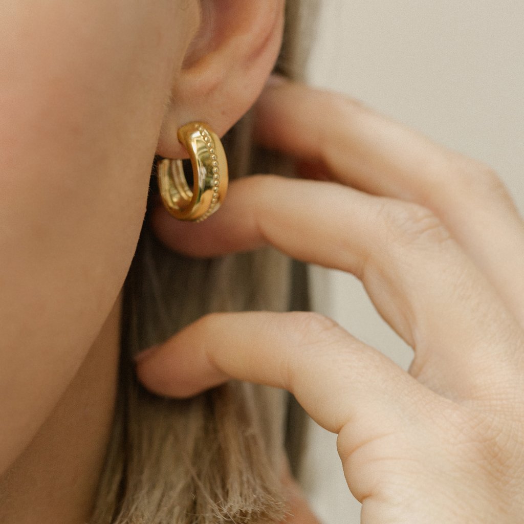 Leah alexandra huggie earrings sale