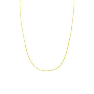 Solid Curb Link Chain Necklace | 1-1.2mm