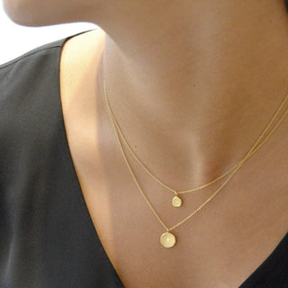Gold 'Stardust' Cup Pendant