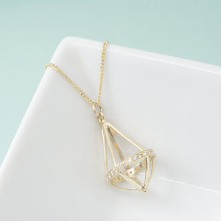 Pentagonal Cage Necklace - Anne Sportun Fine Jewellery
