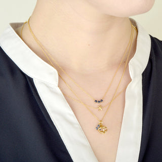 Trio Crescent Necklace - Anne Sportun Fine Jewellery