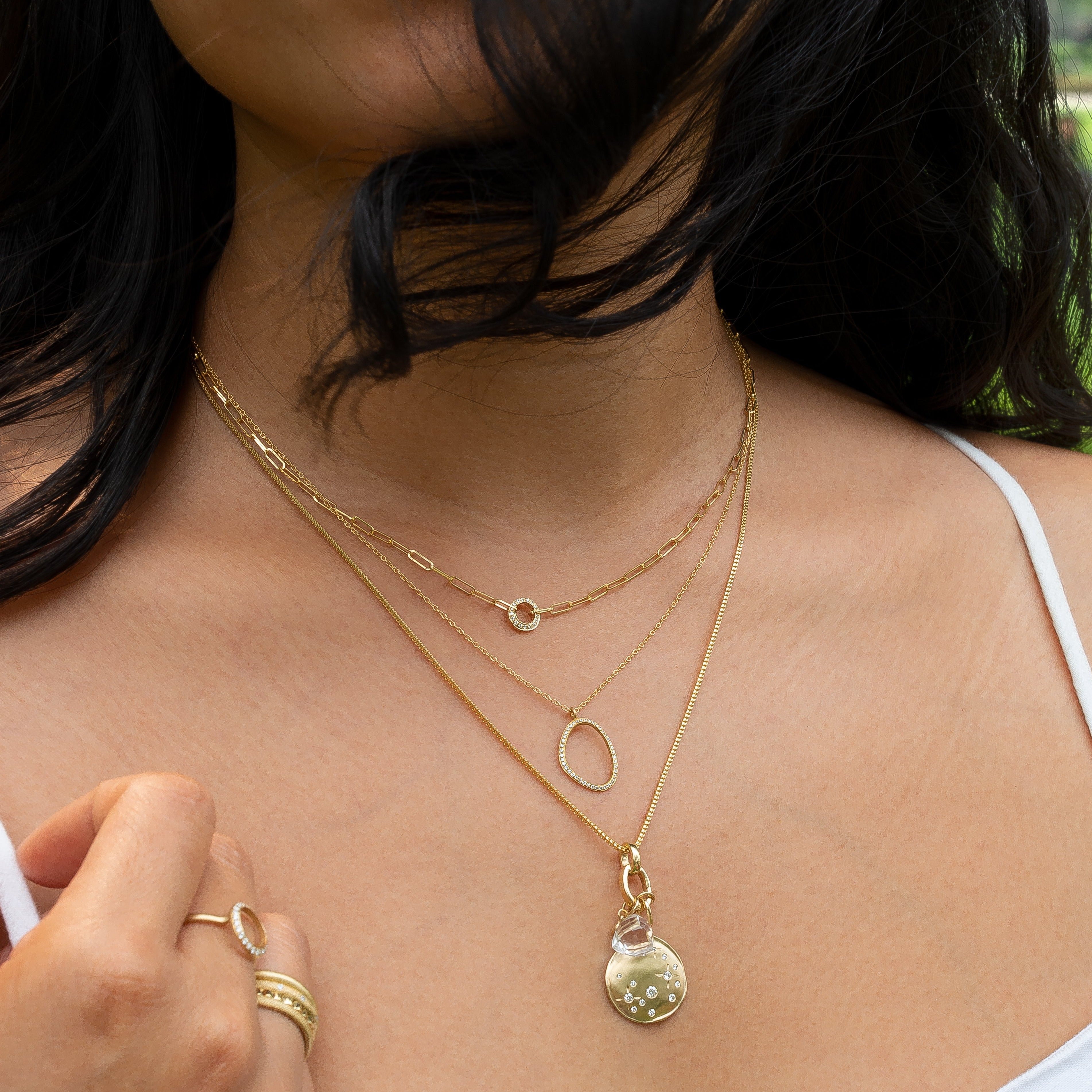Charm clasp sales for necklace