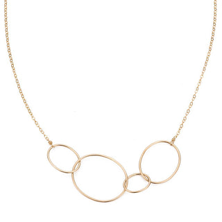 Organic 4-Loop Necklace Gold-Fill