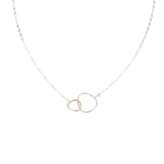 Silver & Gold Interlocking Necklace