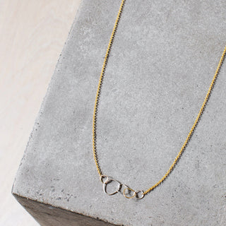 5-Loop Mini Pebble Necklace