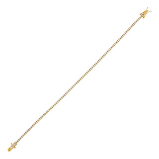 14k Gold Diamond Tennis Bracelet - 1.01ct