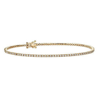 14k Gold Diamond Tennis Bracelet - 1.00tcw