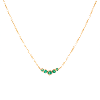 Emerald Arc Necklace