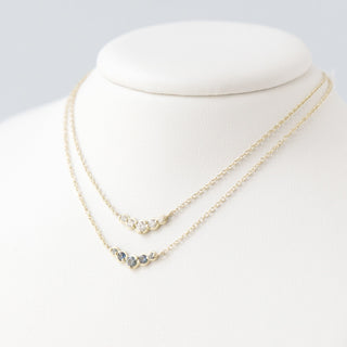 Small Graduated Diamond Necklace - Anne Sportun Fine Jewellery