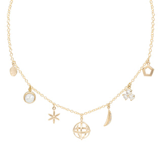 Multi Charm Necklace - Anne Sportun Fine Jewellery