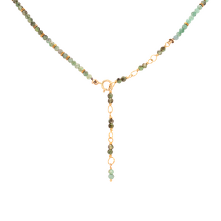 'Wrap' Gemstone Charm Necklace
