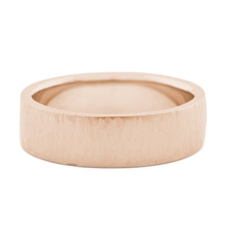 Line Textured 6.5mm Wide Band