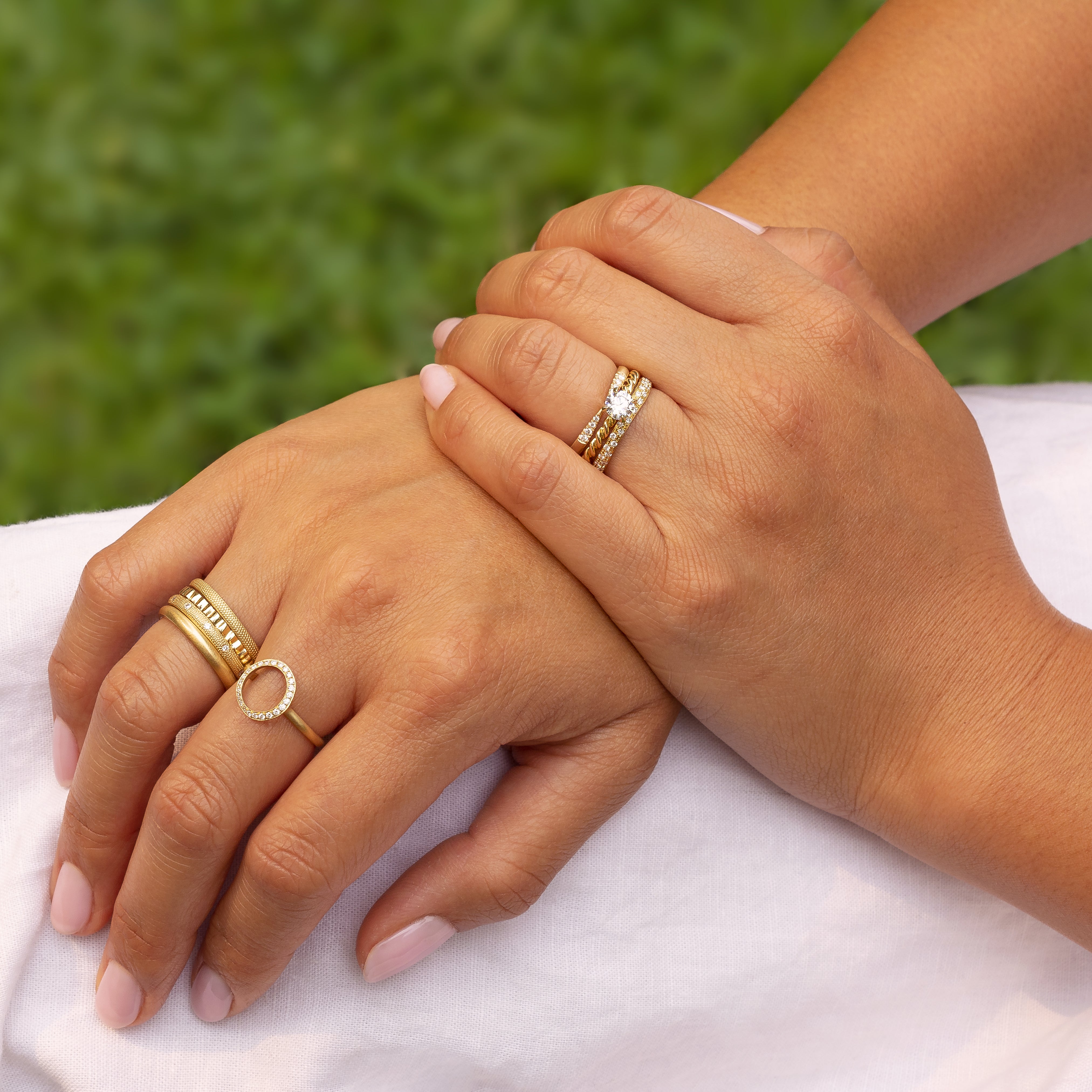 Gold Comfort Fit Band Anne Sportun Fine Jewellery