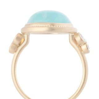 Oval Amazonite Ring - Anne Sportun Fine Jewellery