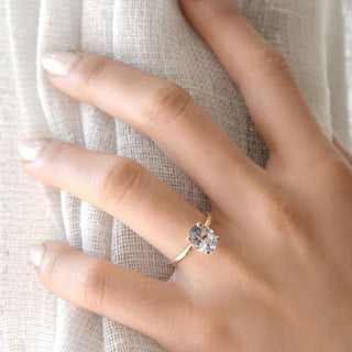 One of a Kind Silver Blue Sapphire Ring - Anne Sportun Fine Jewellery