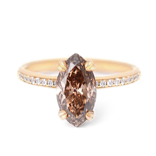 One of a Kind Marquise Cognac Ring