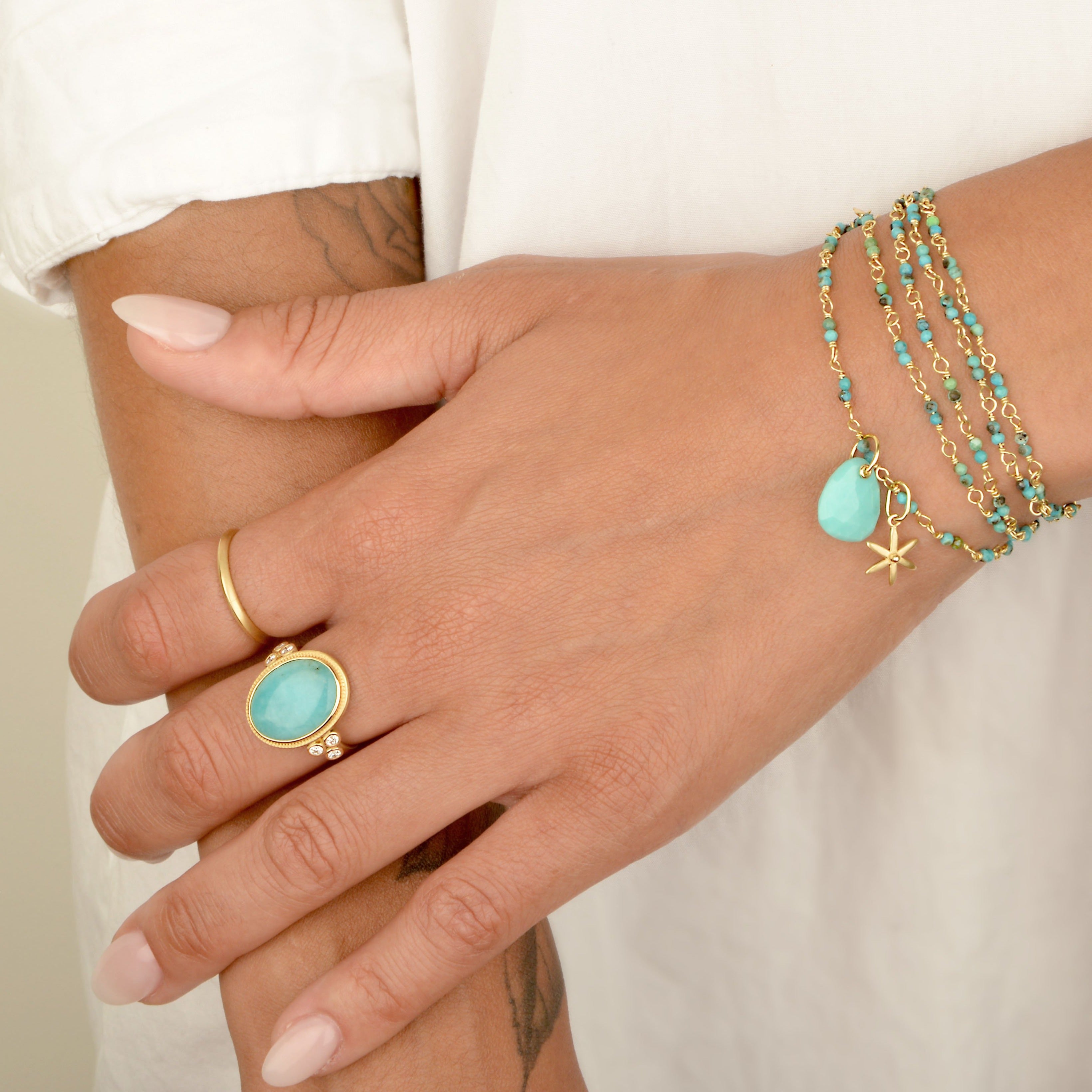 Gemstone wrap outlet bracelet