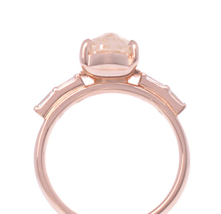 Champagne Champagne Peach Diamond Ring - Anne Sportun Fine Jewellery