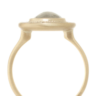 One of a Kind Off White Rosecut Diamond Ring - Anne Sportun Fine Jewellery