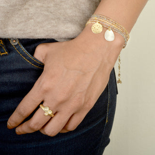 One of a Kind Triple Diamond Cluster Ring - Anne Sportun Fine Jewellery
