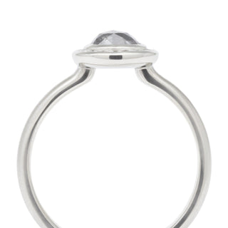 Black Pear Diamond Halo Ring - Anne Sportun Fine Jewellery