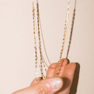 Shimmer 3-layer Necklace | 10k