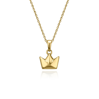 Solid Gold Icon Mini Charm Necklace