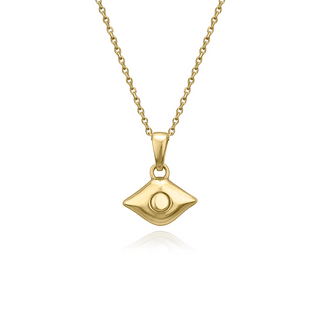 Solid Gold Icon Mini Charm Necklace