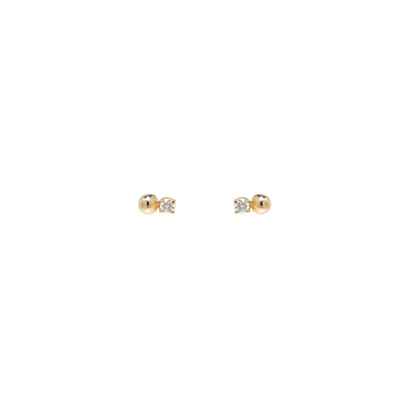 Tiny gold stud earrings 2025