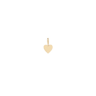 Single Midi Bitty Heart Charm | 14k