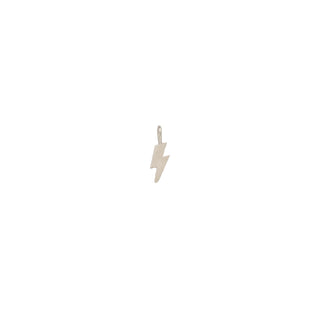 Single Midi Bitty Lightning Bolt Charm | 14k