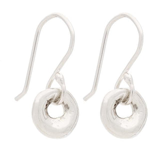 "Baby" Luck Hook Earrings - Silver