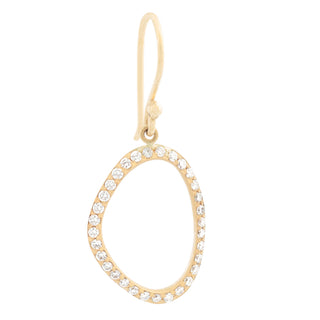 Diamond 'Lilydust' Hook Earrings - Anne Sportun Fine Jewellery
