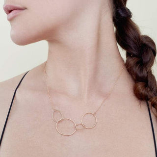 Organic 4-Loop Necklace Gold-Fill