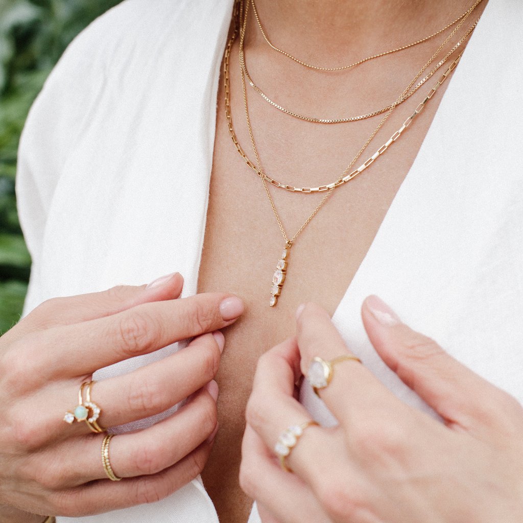 Venetian Chain Necklace Goldfill Anne Sportun Fine Jewellery